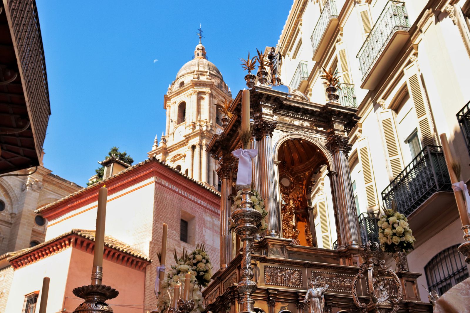 La imágenes de la procesión del Corpus Christi este domingo en Málaga