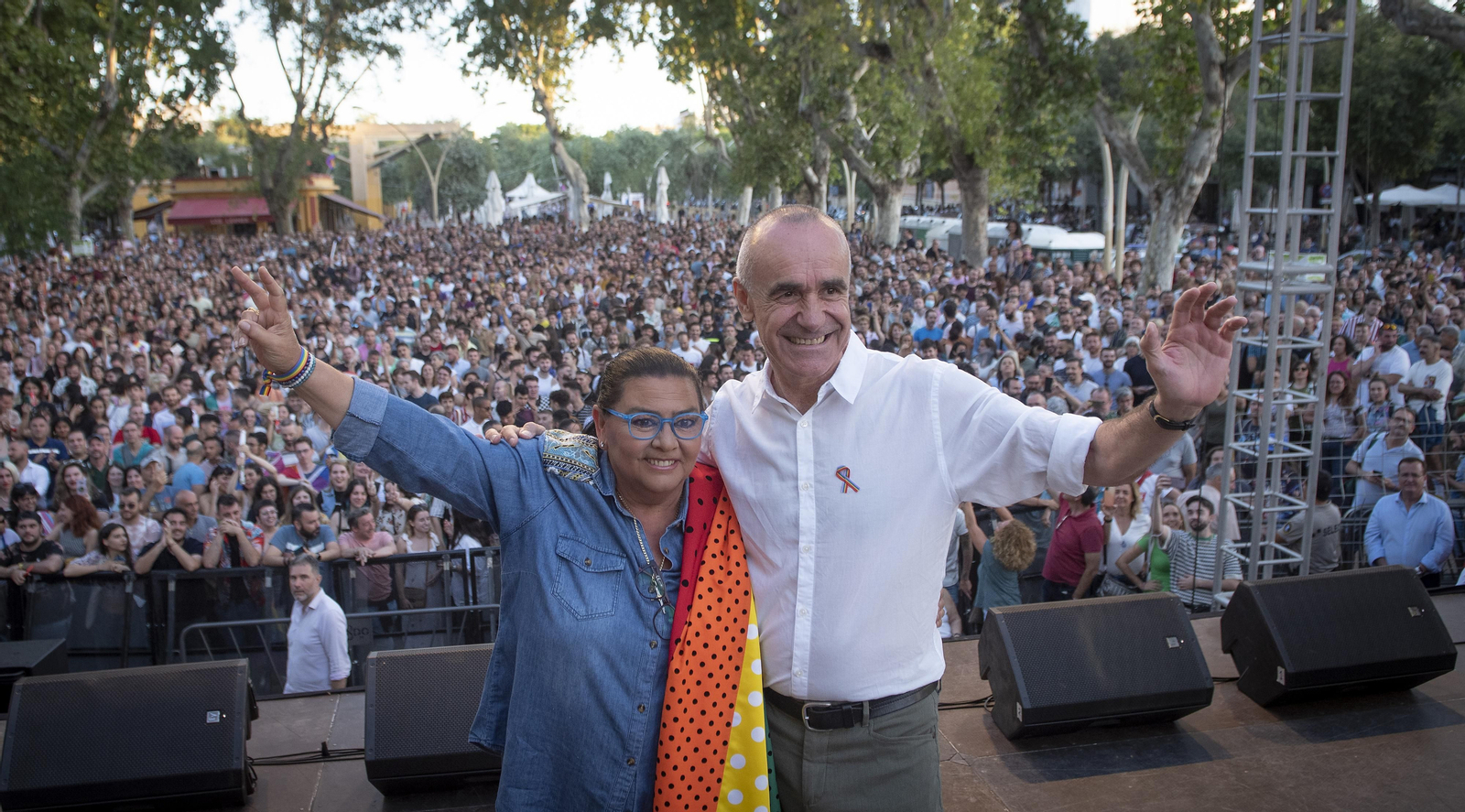 Las imágenes del pregón de María del Monte del Orgullo en Sevilla 2022