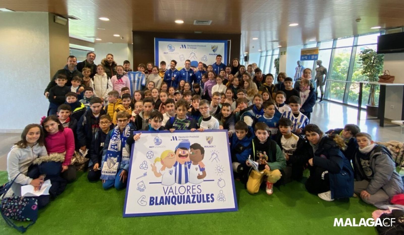 El Programa Valores Blanquiazules, en La Rosaleda.