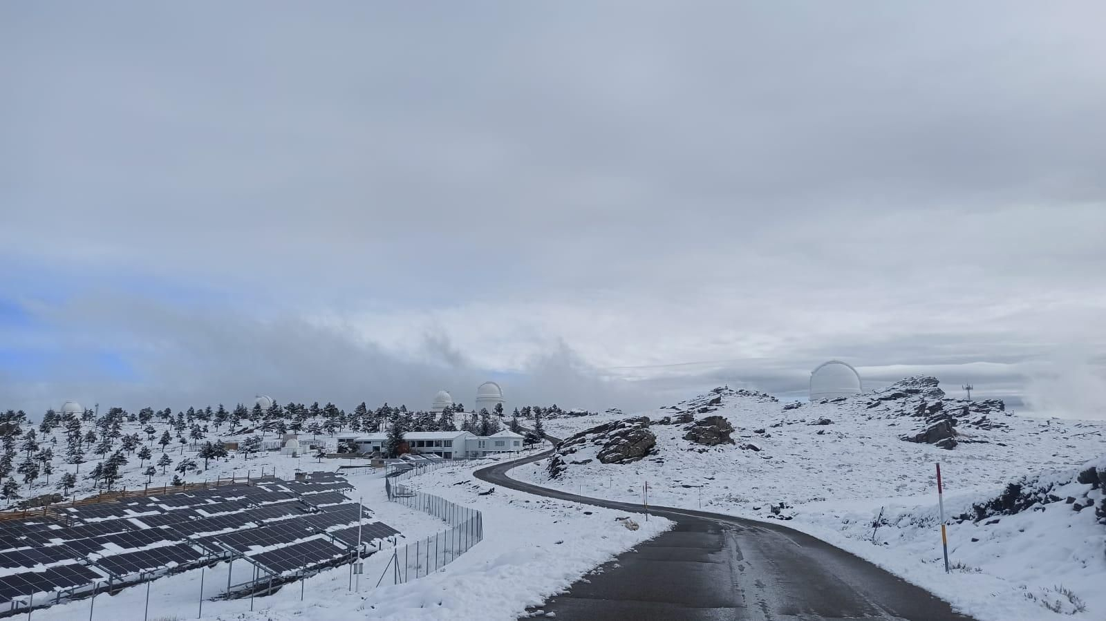 La nevada en Calar Alto