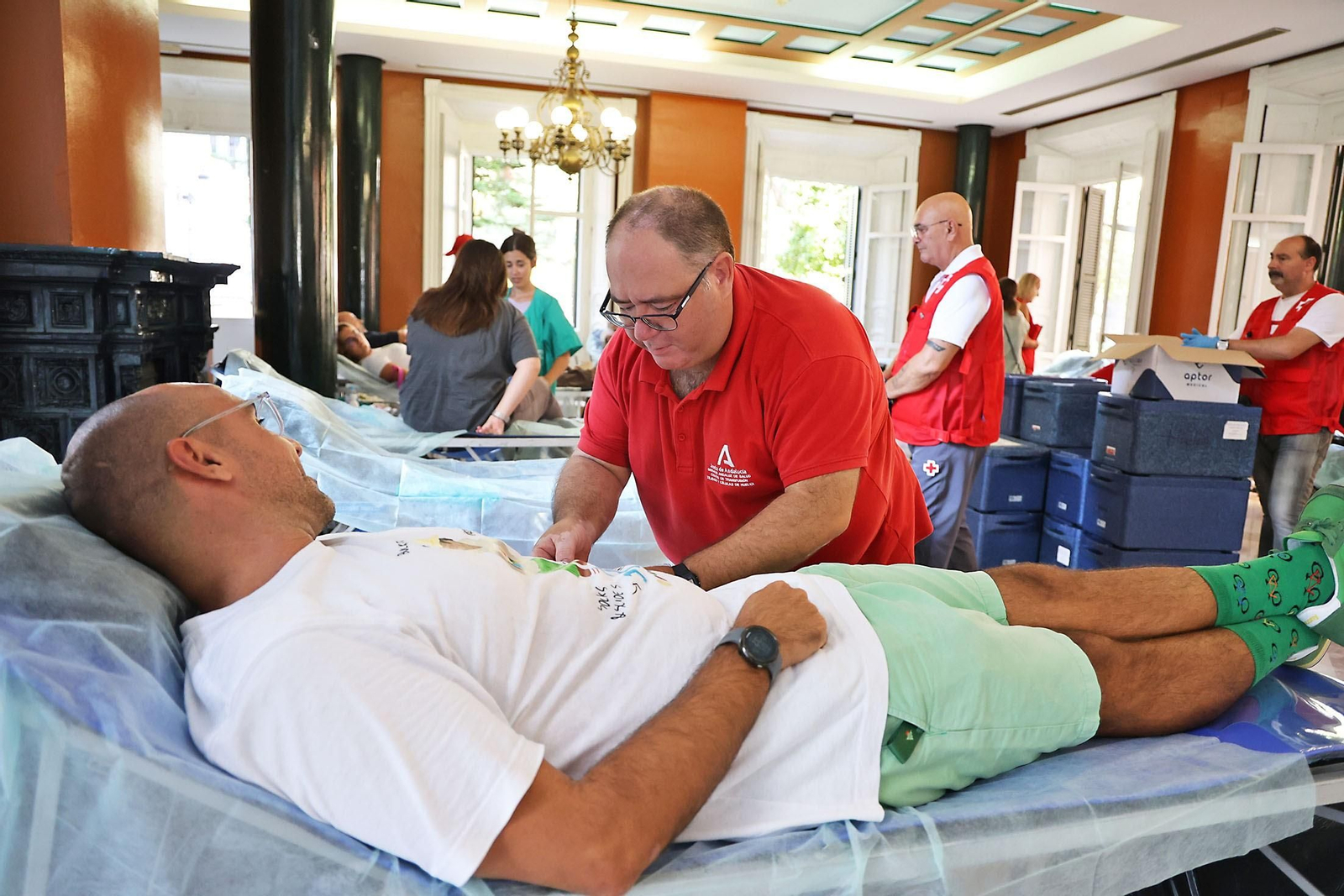 Donaciones de sangre esta semana en la macrocolecta de la Casa Colón.