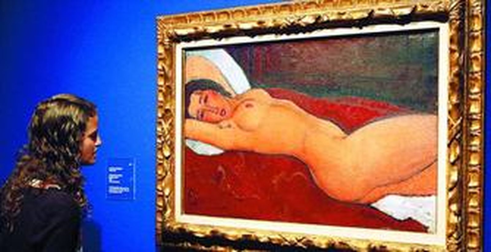 'Desnudo de mujer recostada', una de las 130 obras que forman parte de la exposición 'Modigliani y su tiempo'.
