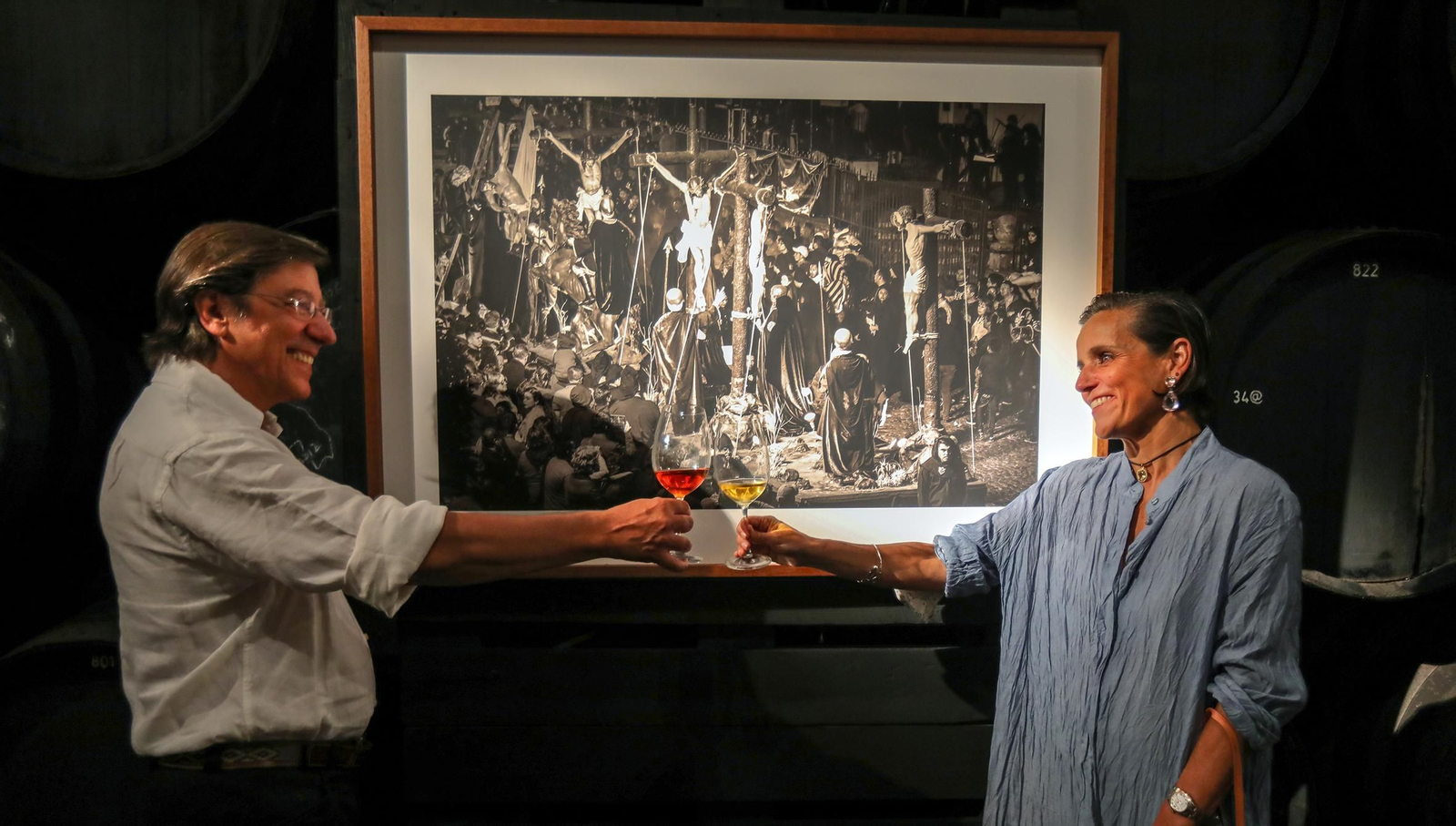 Pío Cabanillas inaugura 'Antigua' en bodegas Tradición