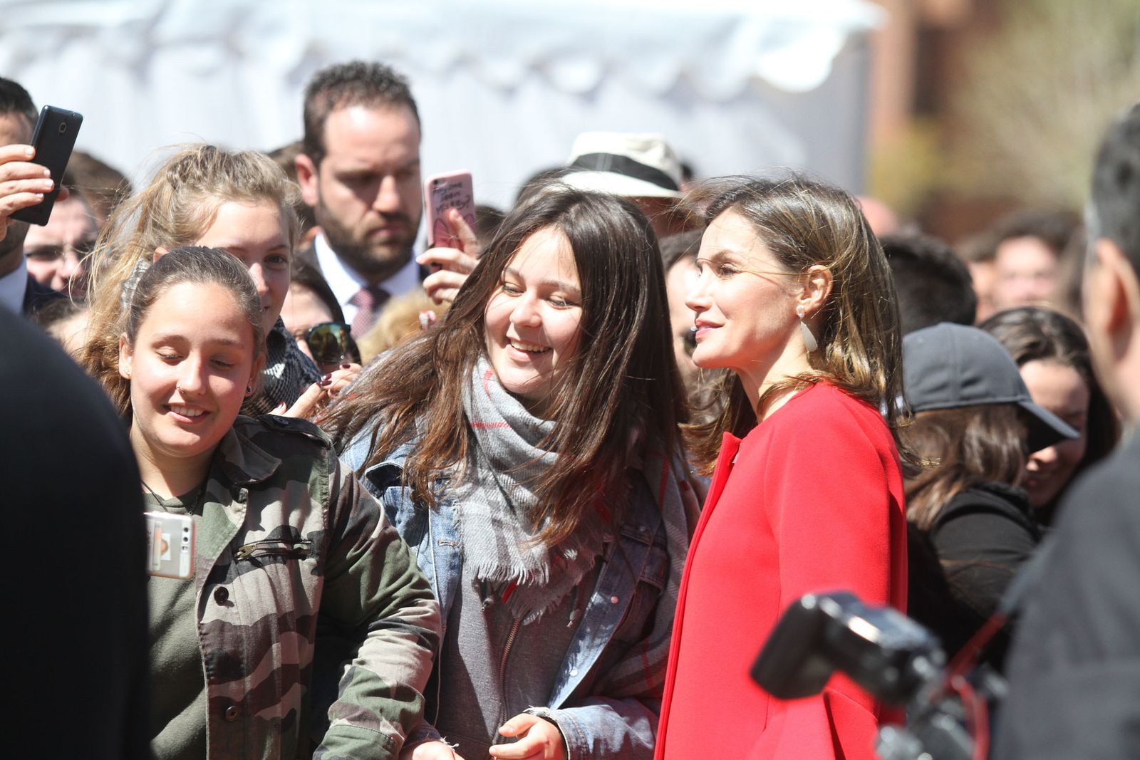 Imágenes de la visita de la reina Letizia a Huelva