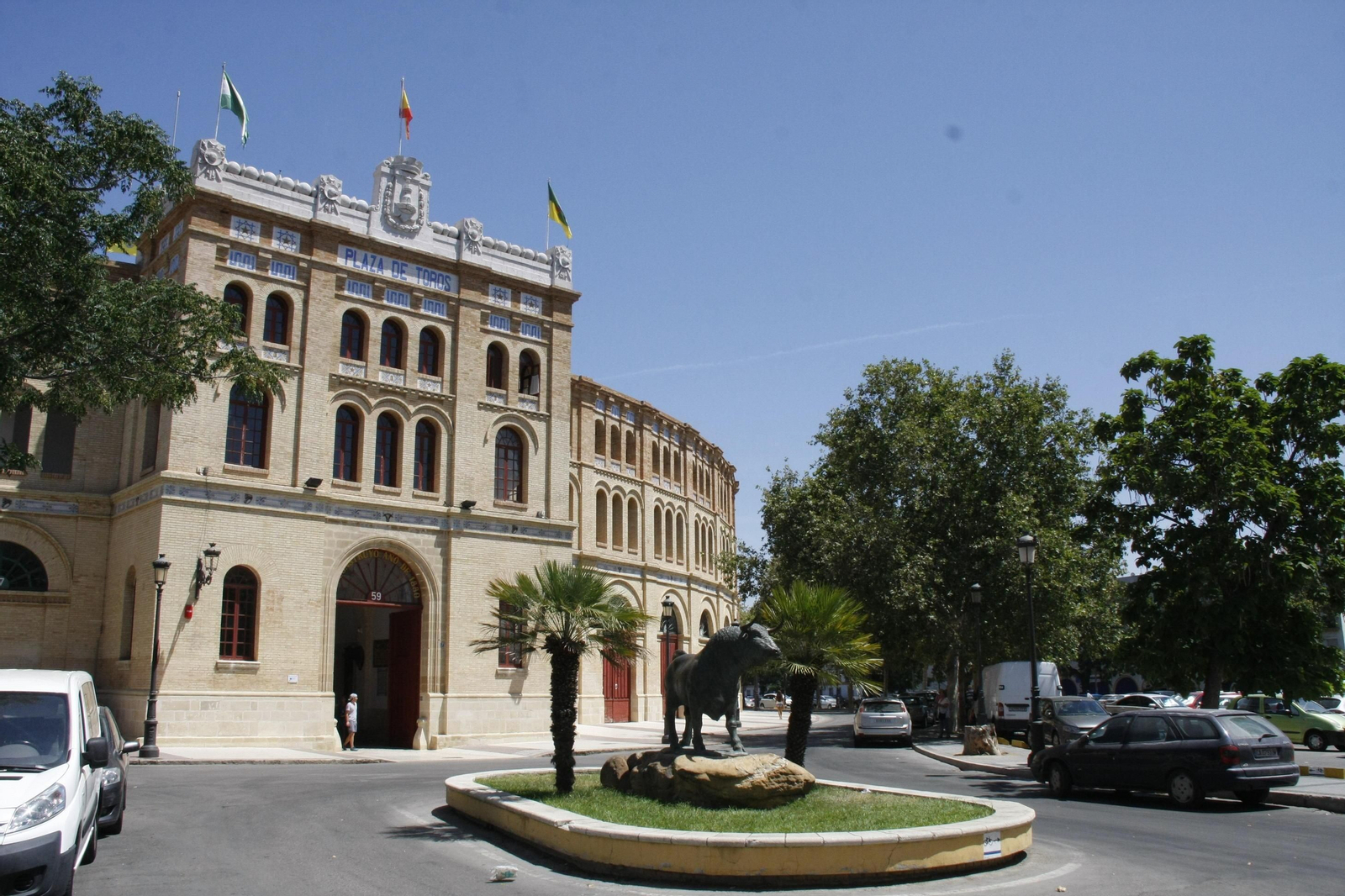 Una imagen de la Plaza de Toros de El Puerto, donde el pasado verano solo hubo un evento taurino.