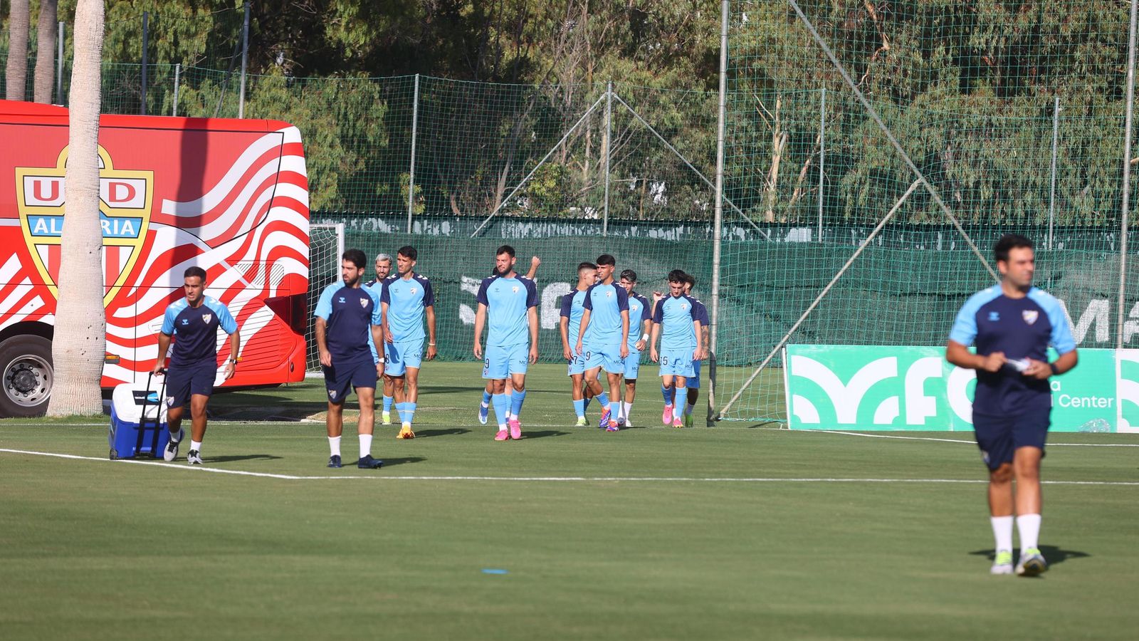 El Málaga CF - Almería de pretemporada, en fotos