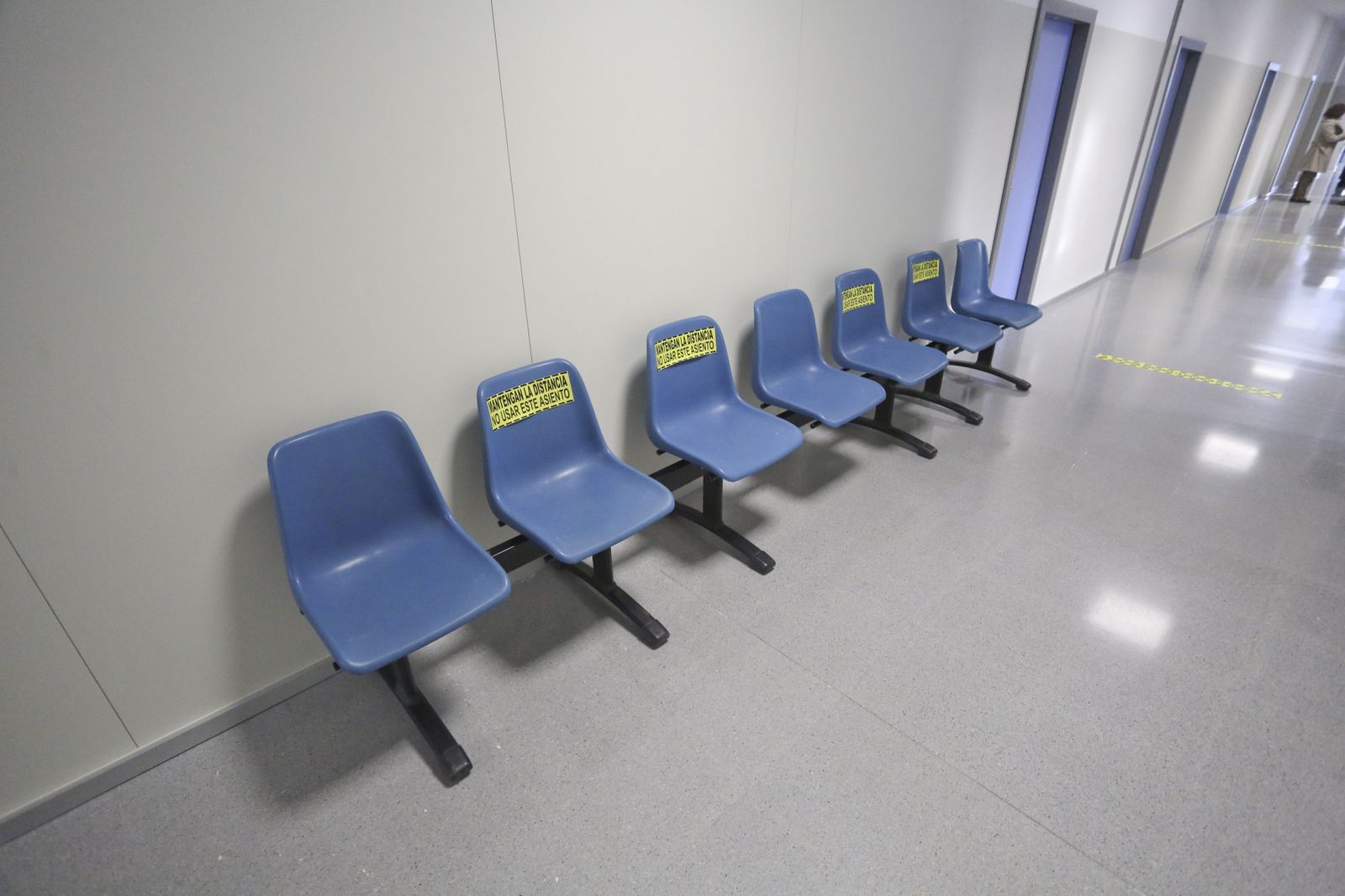 Interior de un centro de salud de Málaga.