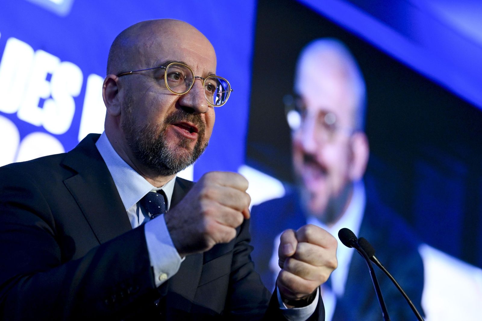 Charles Michel, en un acto.