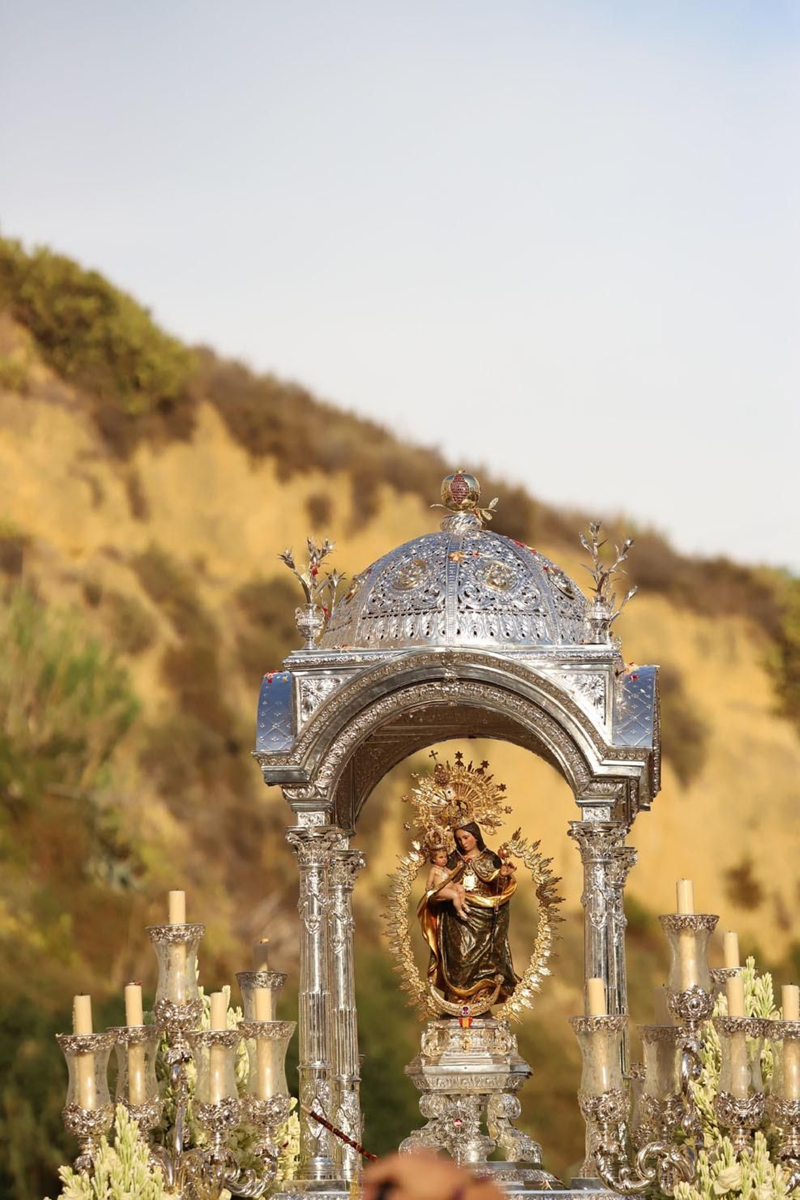 Traslado popular de la Virgen de la Cinta a su Santuario