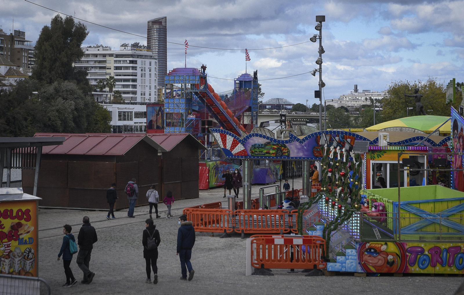 Sevilla On Ice, parque de atracciones de Navidad