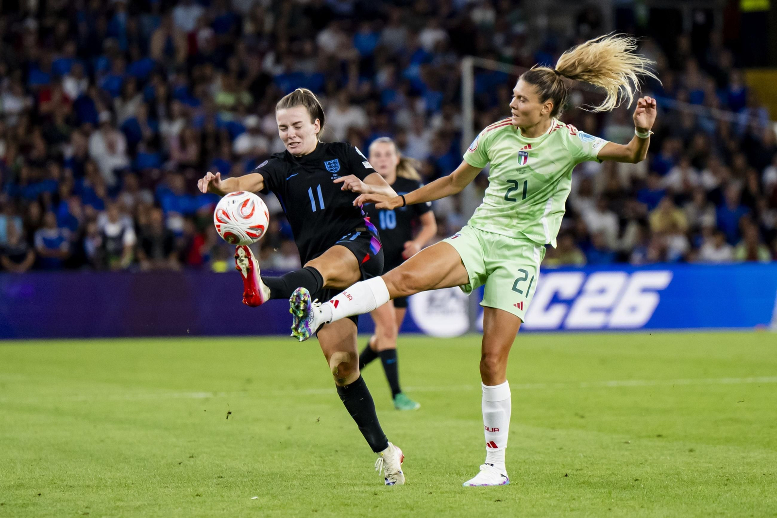 Las imágenes del Inglaterra-Italia