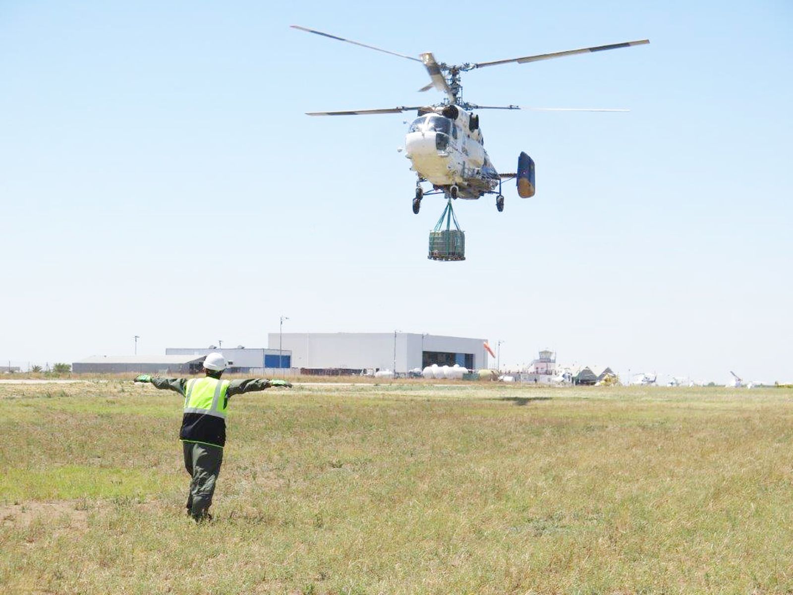 Un momento de las prácticas realizadas por los especialistas.