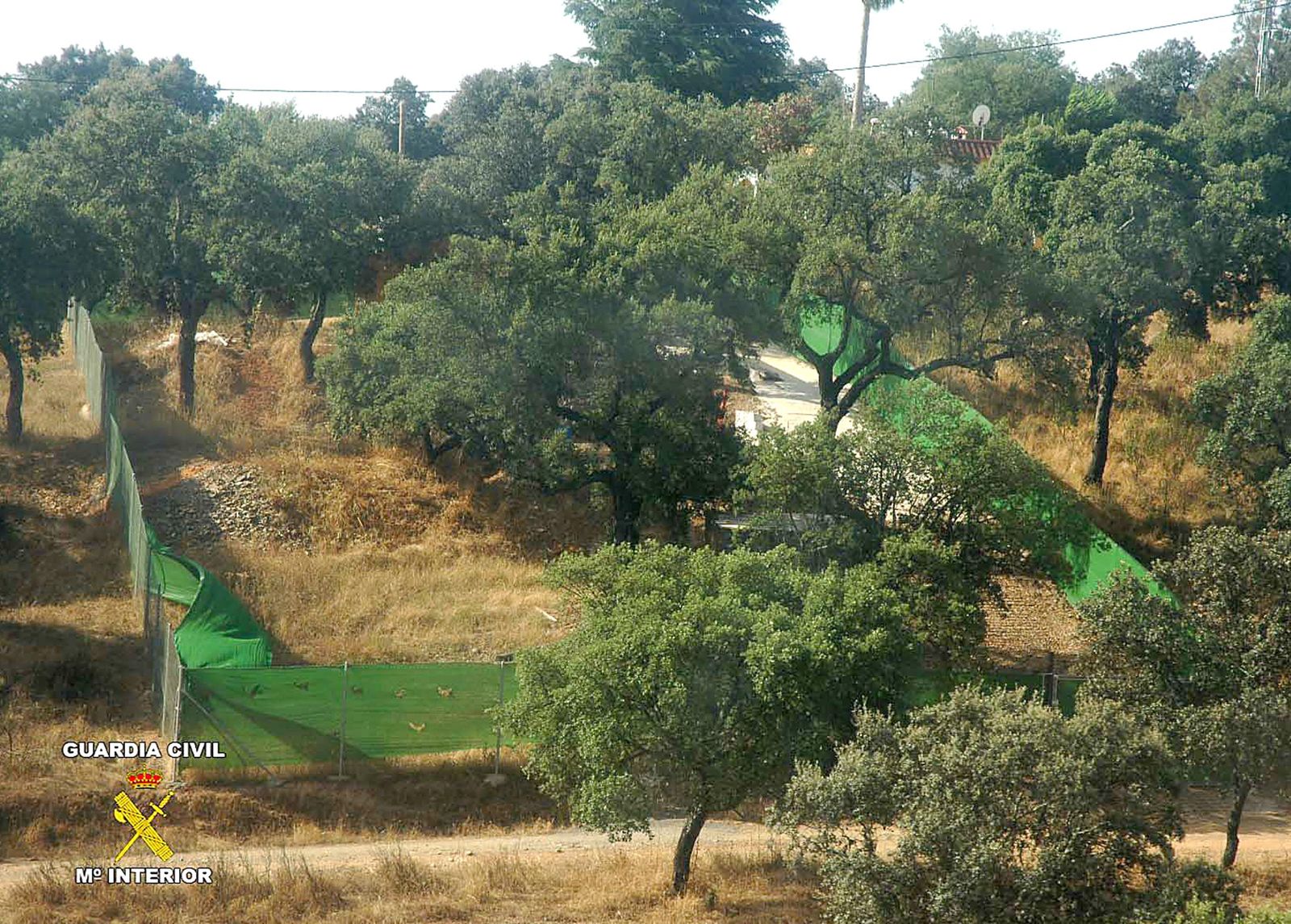 Una construcción ilegal en una imagen de archivo.