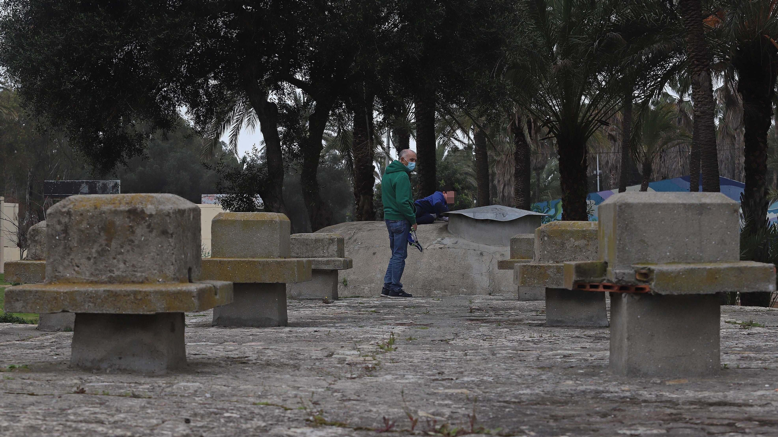 Búnkeres del parque Princesa Sofía de La Línea