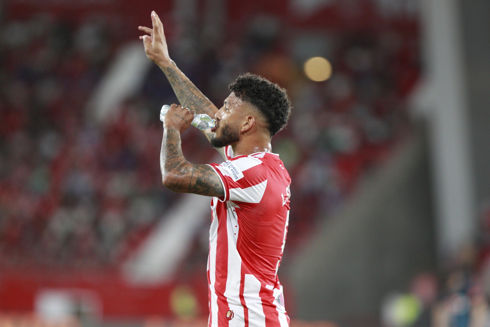 Imágenes del partido de La Liga Ea Sports U.D. Almería-Valencia C.F.