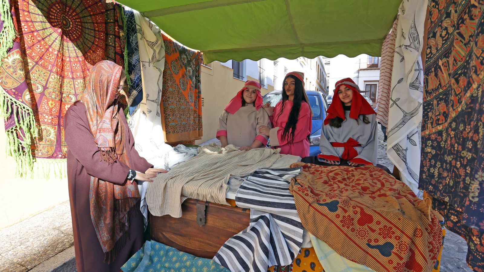 Imágenes del Belén Viviente de la plaza San Lucas en Jerez