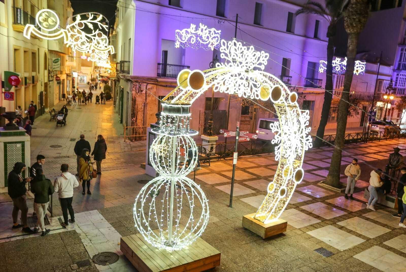 Alumbrado extraordinario de las fiestas en Chiclana