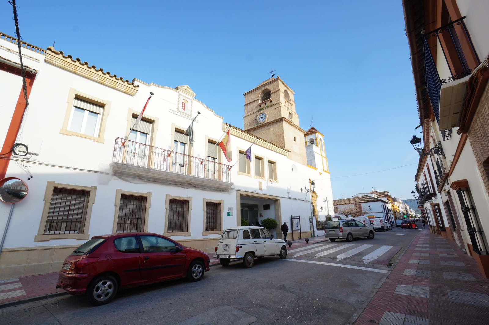 Fachada del Ayuntamiento de Villafranca.