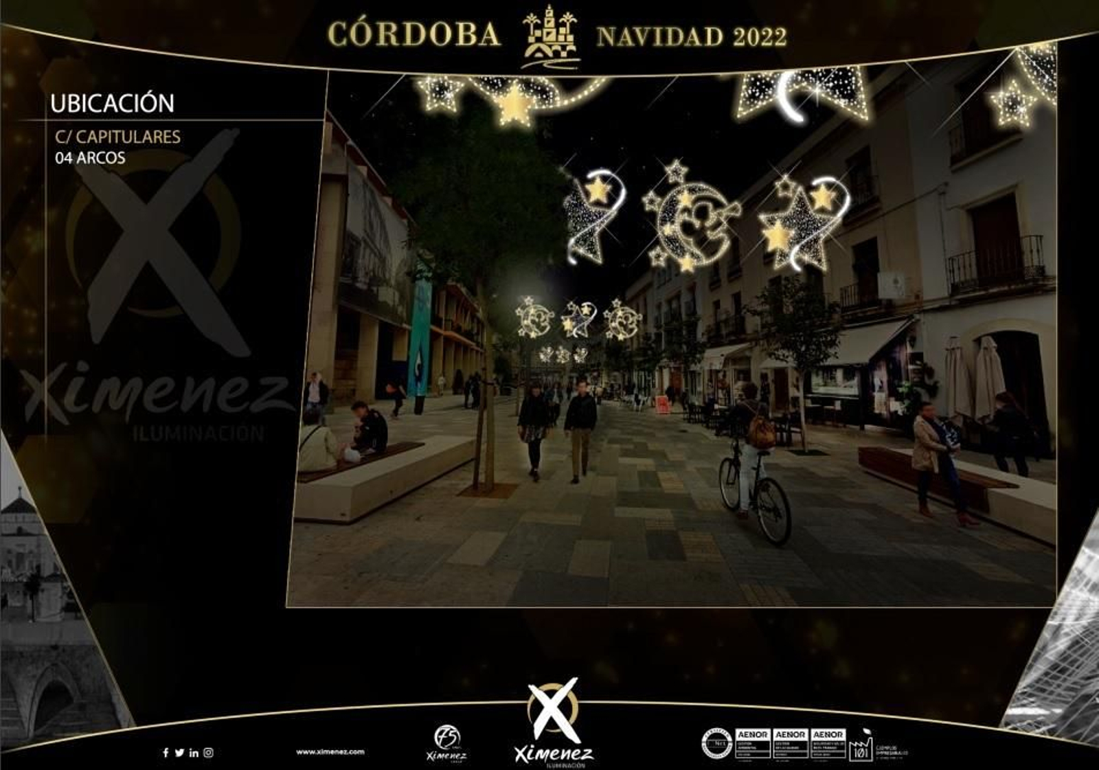 Así es el alumbrado navideño que iluminará las calles de Córdoba este 2022, en imágenes