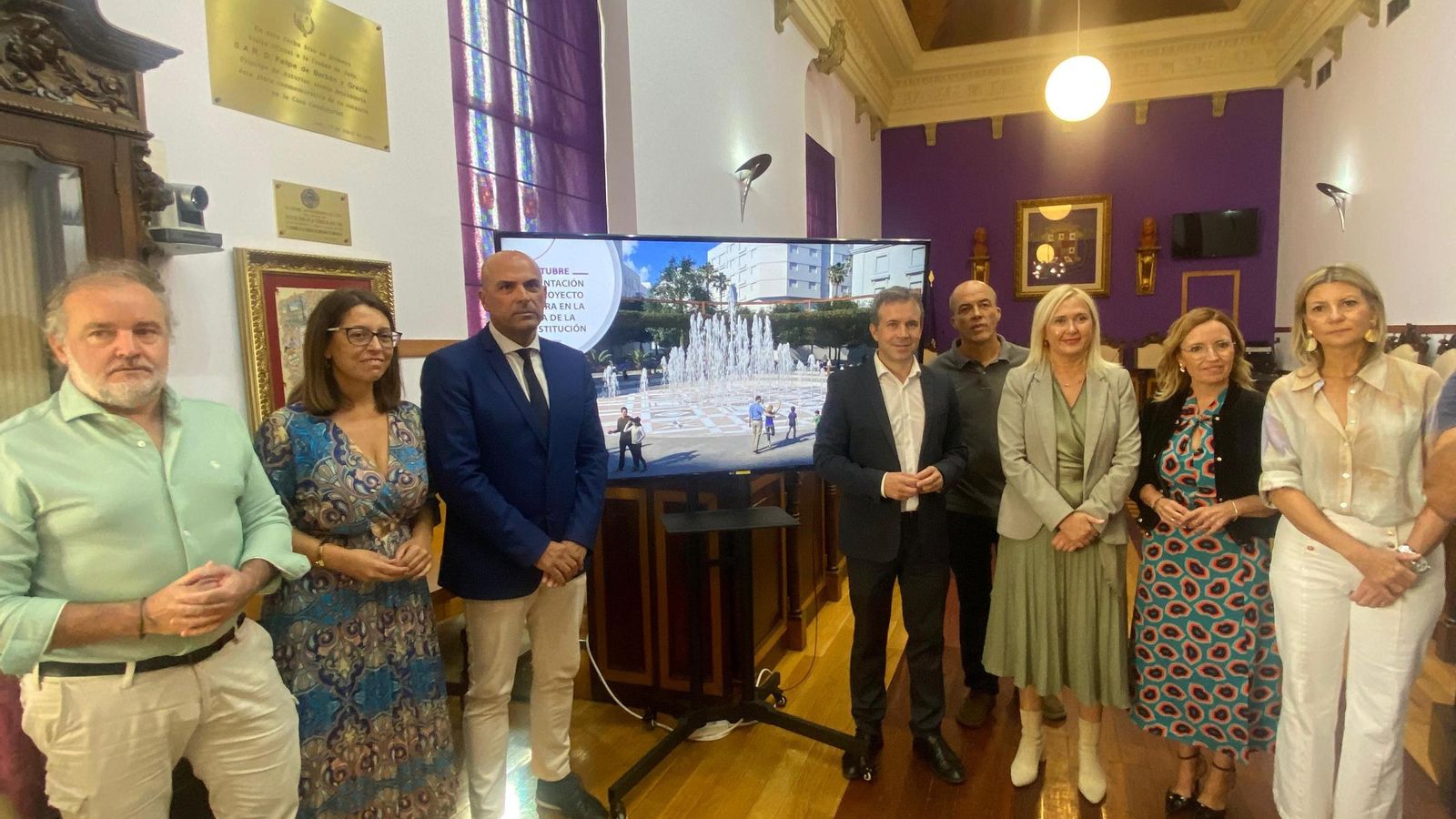 Presentación del proyecto plaza de La Constitución.