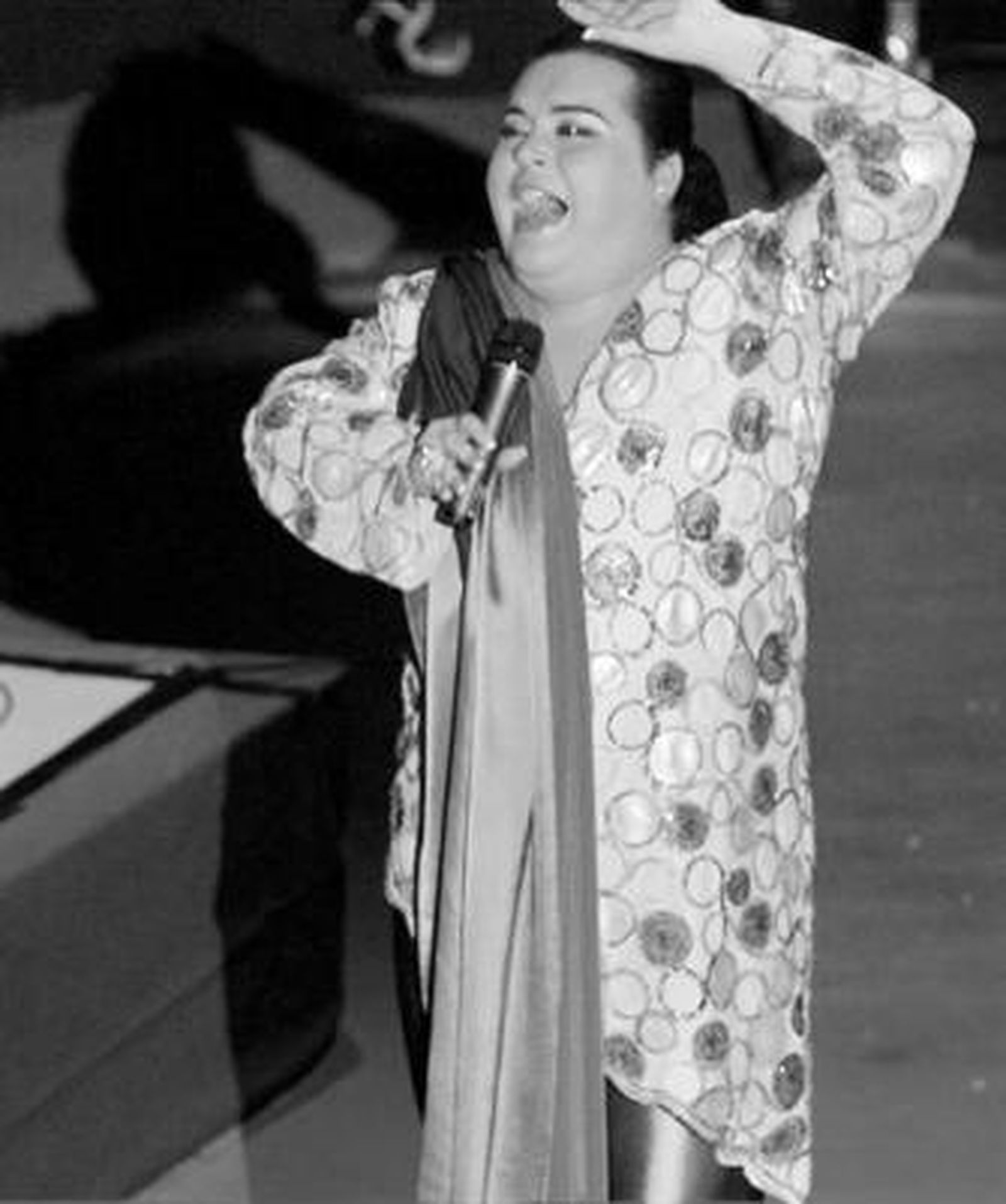 Falete, durante su actuación en el Palacio de Congresos.