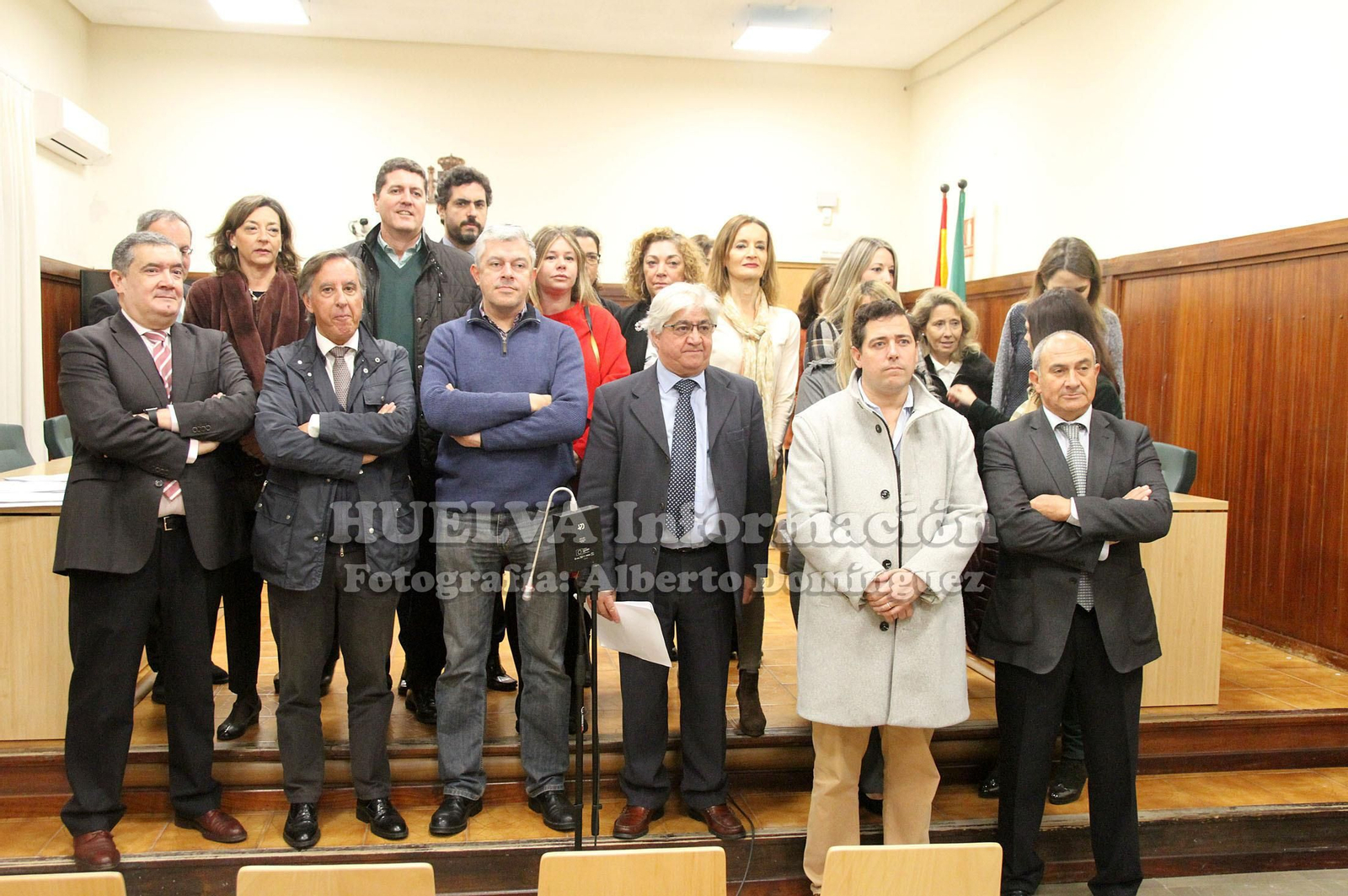 Concentración de jueces y fiscales en el Palacio de Justicia, en imágenes