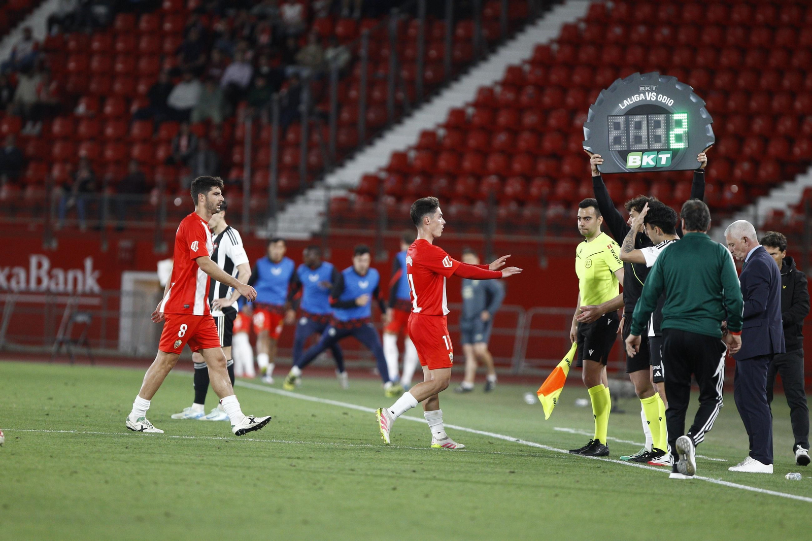 U.D. Almería-Racing Club Ferrol, en imágenes