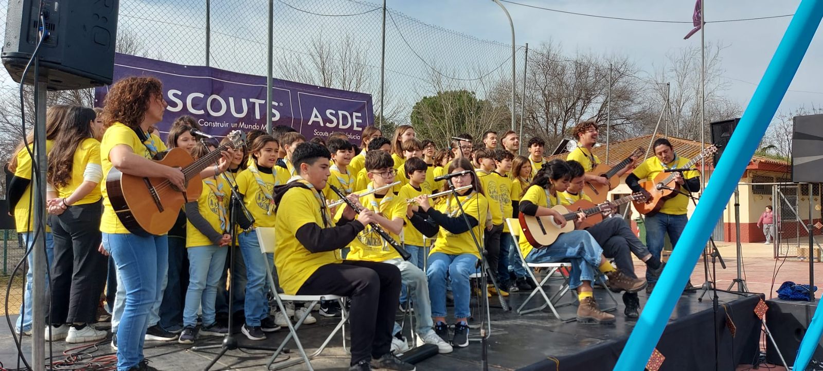Actuación del grupo Socut Tarsis en el certamen
