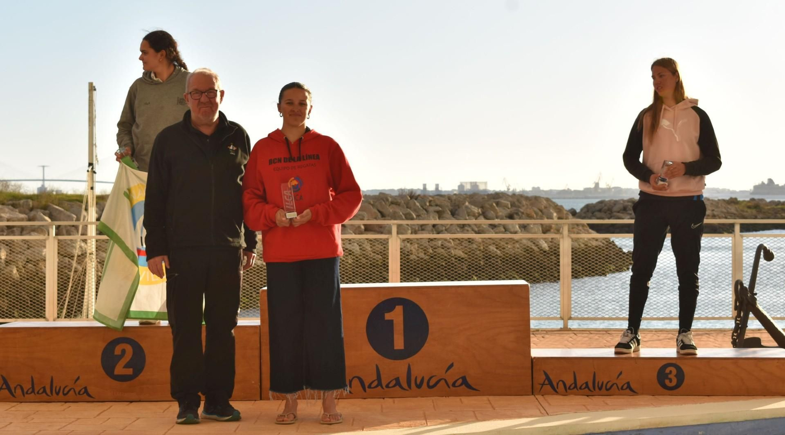 Raquel Retamero, en la entrega de trofeos Raquel Retamero, en la entrega de trofeos