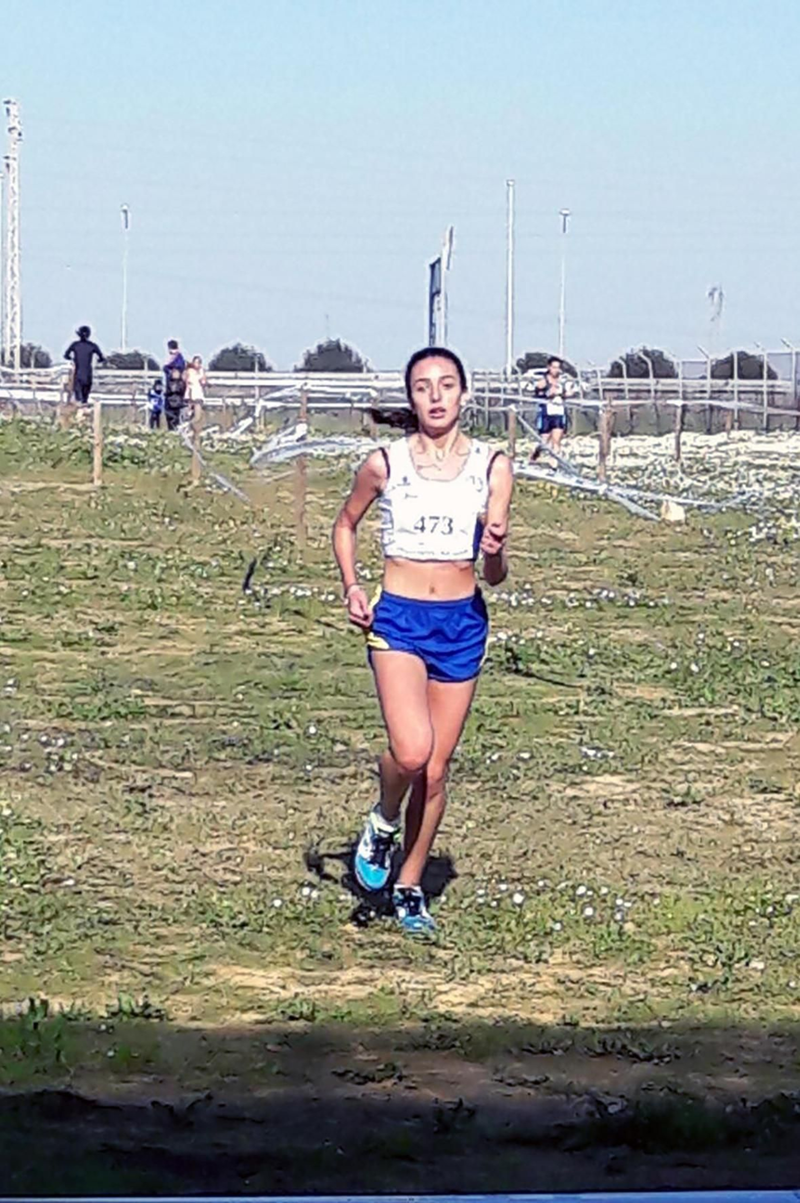 Zenobia Benítez y Pedro Rebollo, durante un momento de la prueba.
