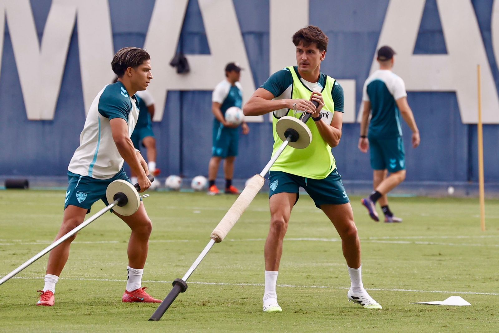 Rafita, del filial, novedad en el entrenamiento ante la baja de Carlos Puga