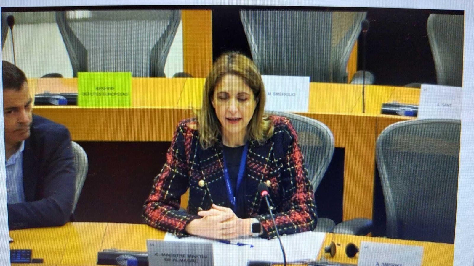 Cristina Maestre, eurodiputada del PSOE.