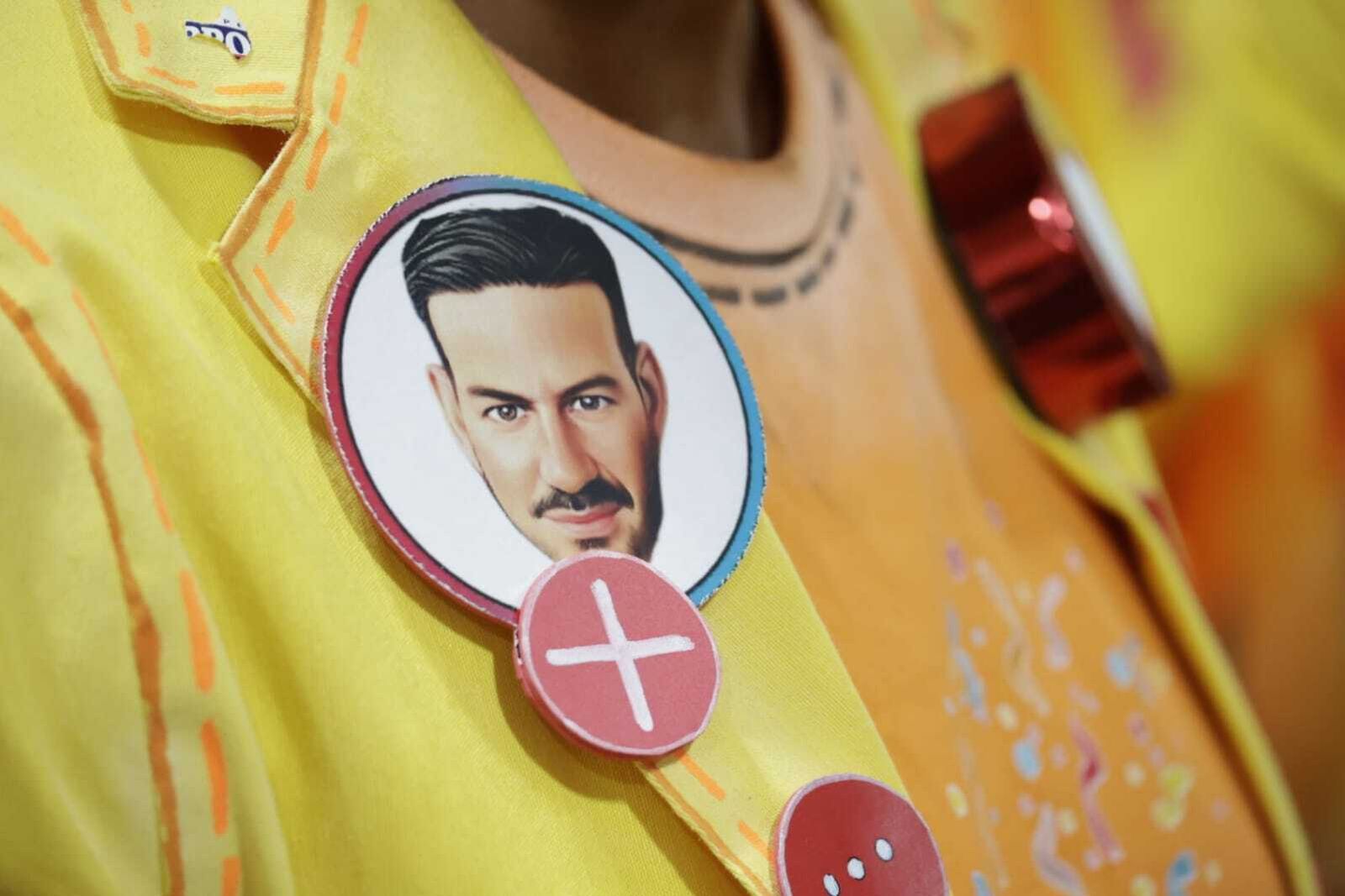 La chirigota 'Sígueme' en camerinos.