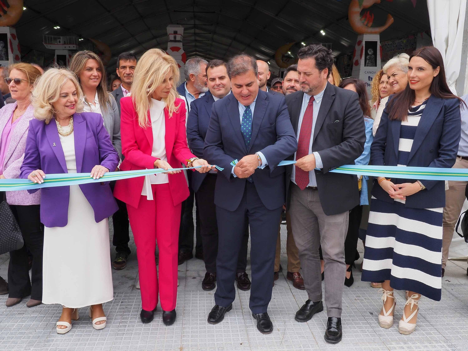 Las mejores fotografías del primer día de la Feria de la Gamba de Punta Umbría