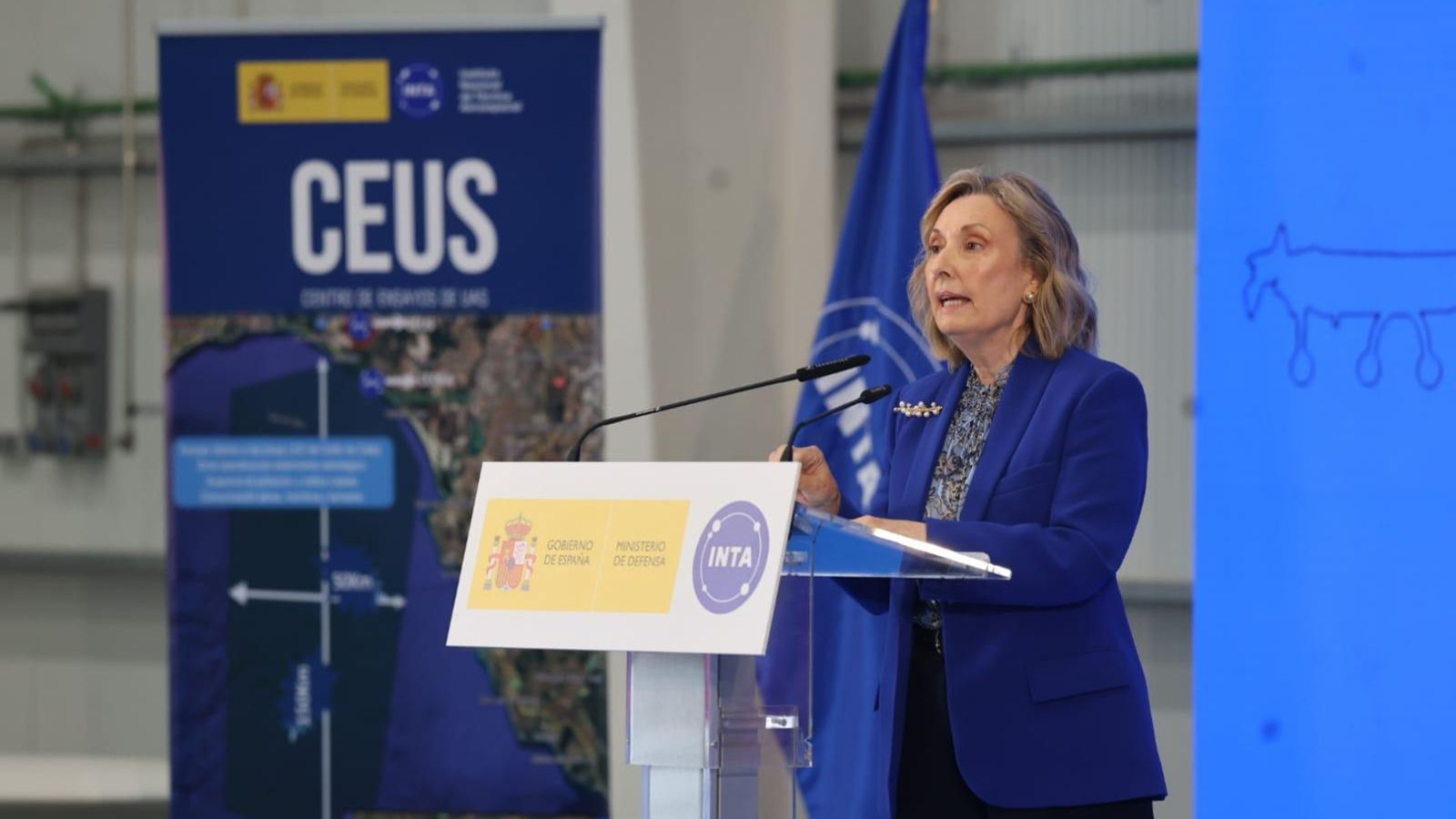 La secretaria de Estado, Amparo Valcarce, este martes durante la inauguración del CEUS. La secretaria de Estado, Amparo Valcarce, este martes durante la inauguración del CEUS.