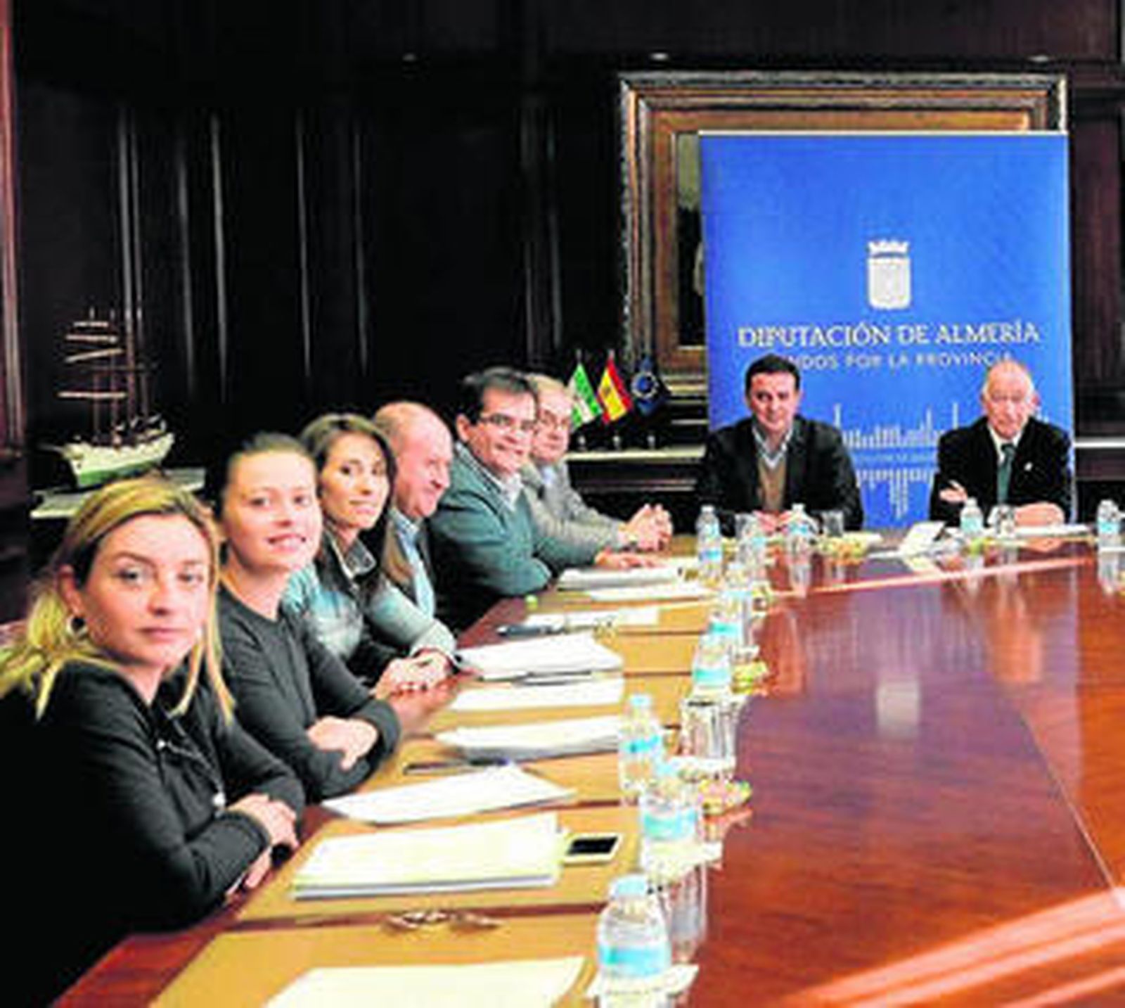 Reunión de la Junta de Gobierno de la Diputación.