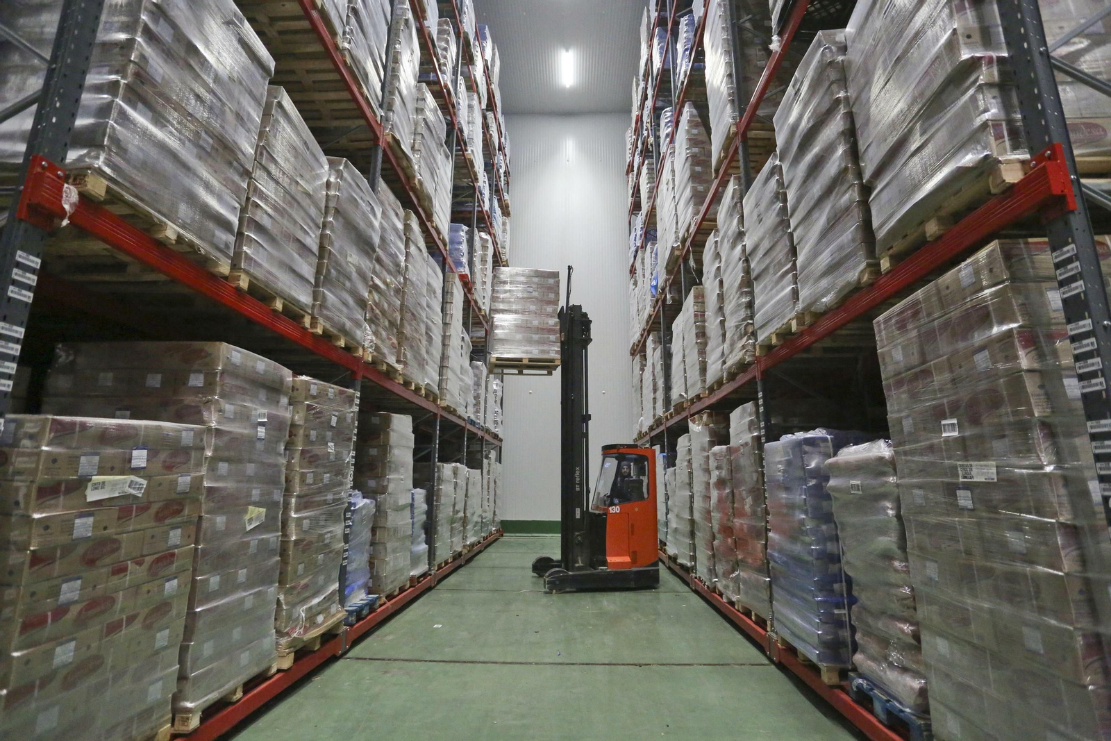 Parte del stock para exportar a China que a principios de febrero se bloqueó en Famadesa por la crisis de coronavirus.