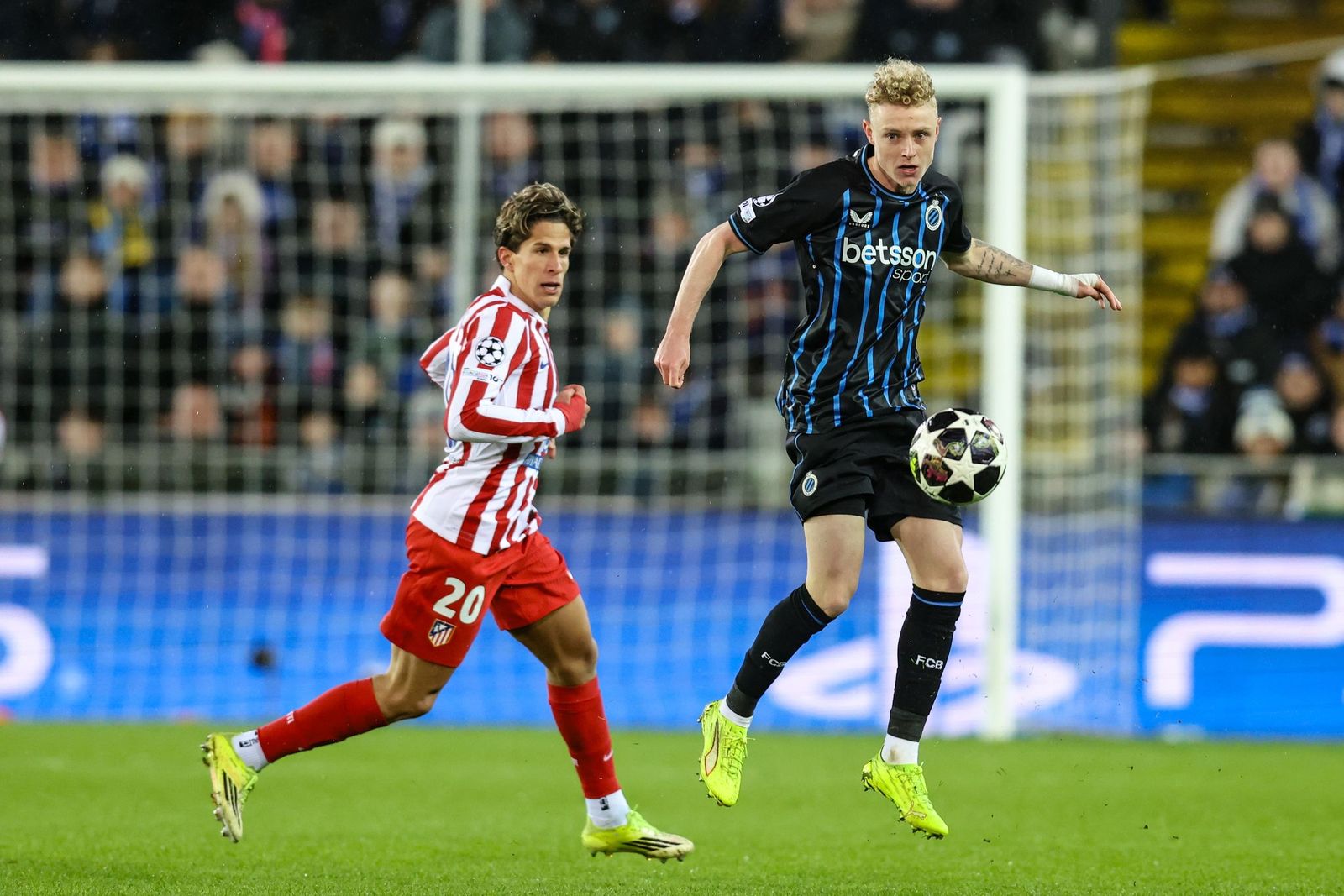 Las fotos del Brujas-Atlético de Madrid