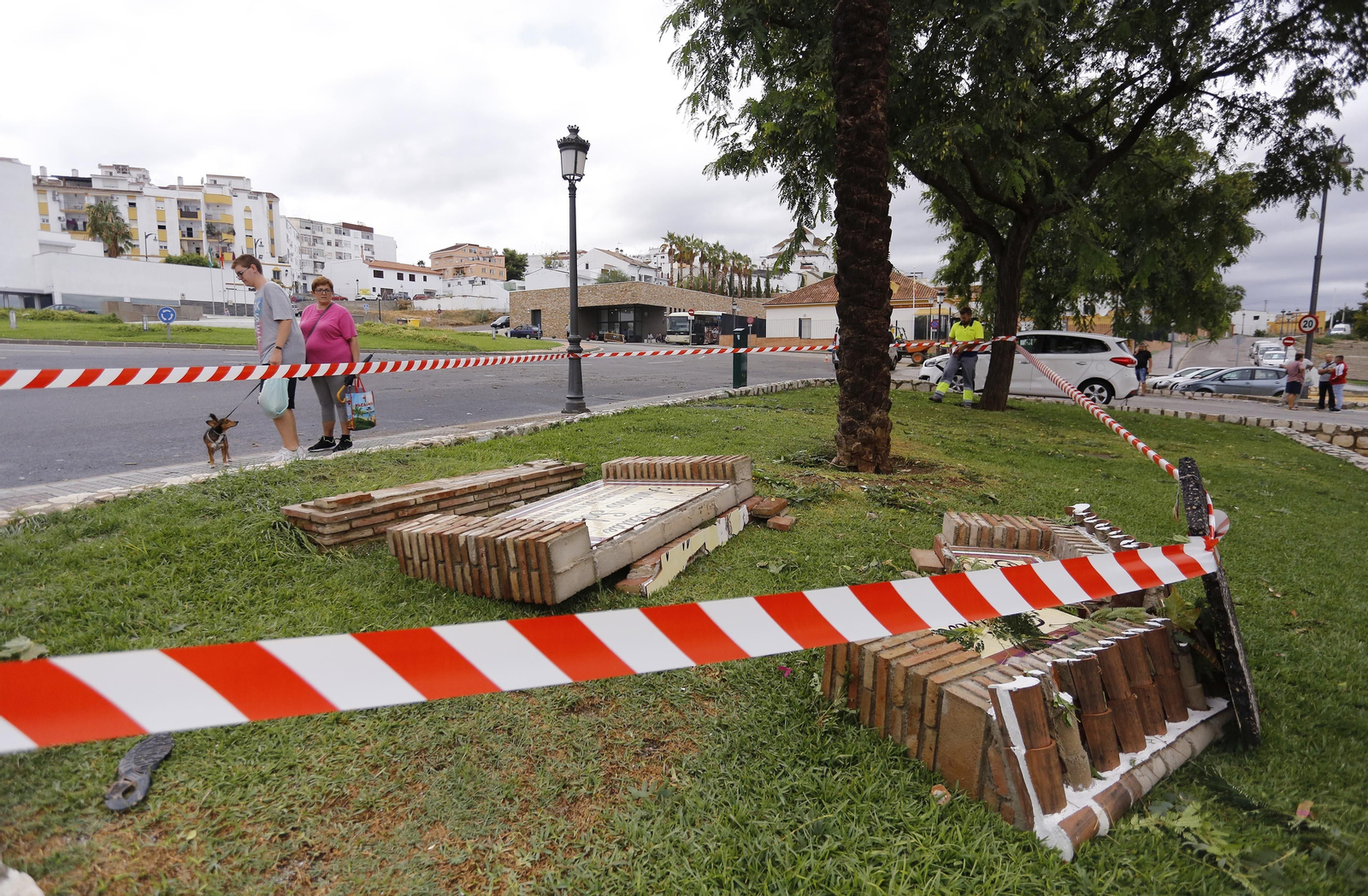 Los daños de la tormenta en Alhaurín el Grande