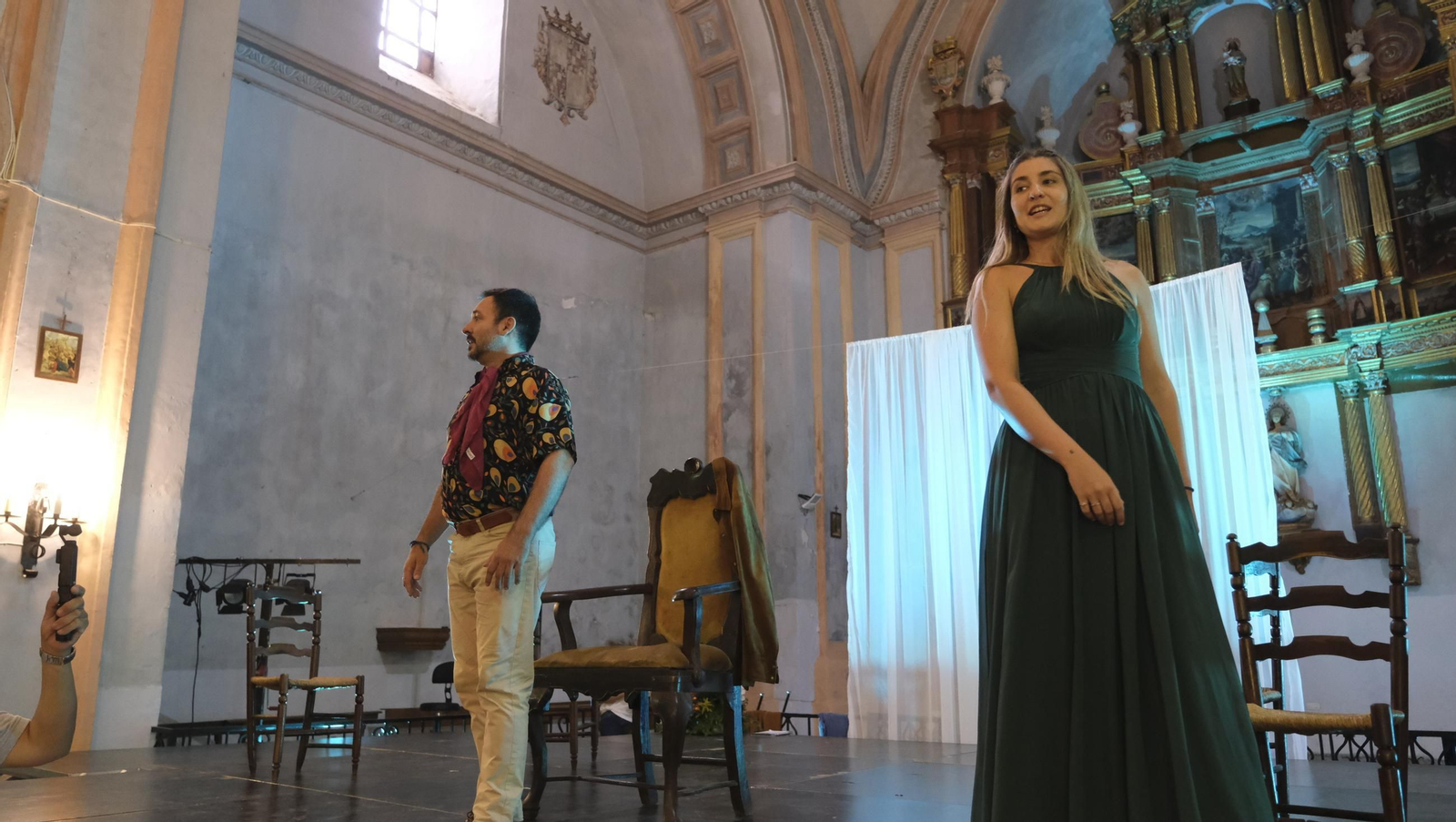 Ensayo general de la ópera de la academia musical de Vélez Blanco, en imágenes