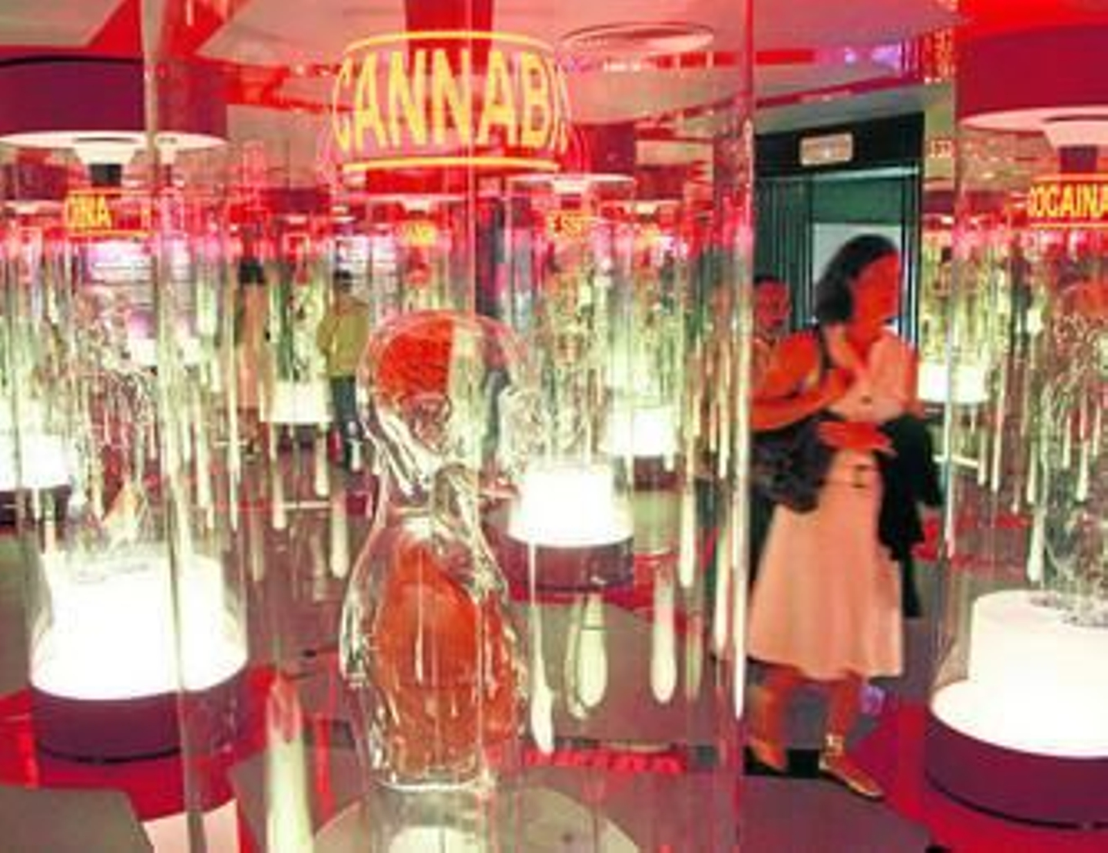 Uno de los apartados de la exposición 'Hablemos de drogas'.