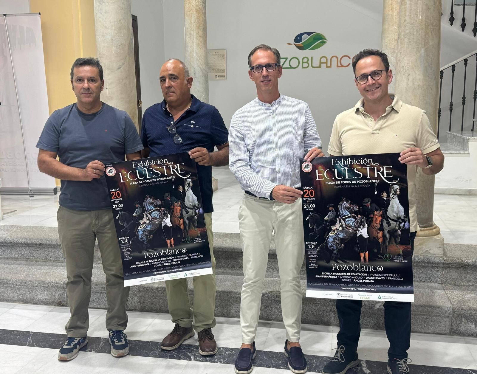 Presentación de la exhibición ecuestre homenaje a Rafael Peralta.
