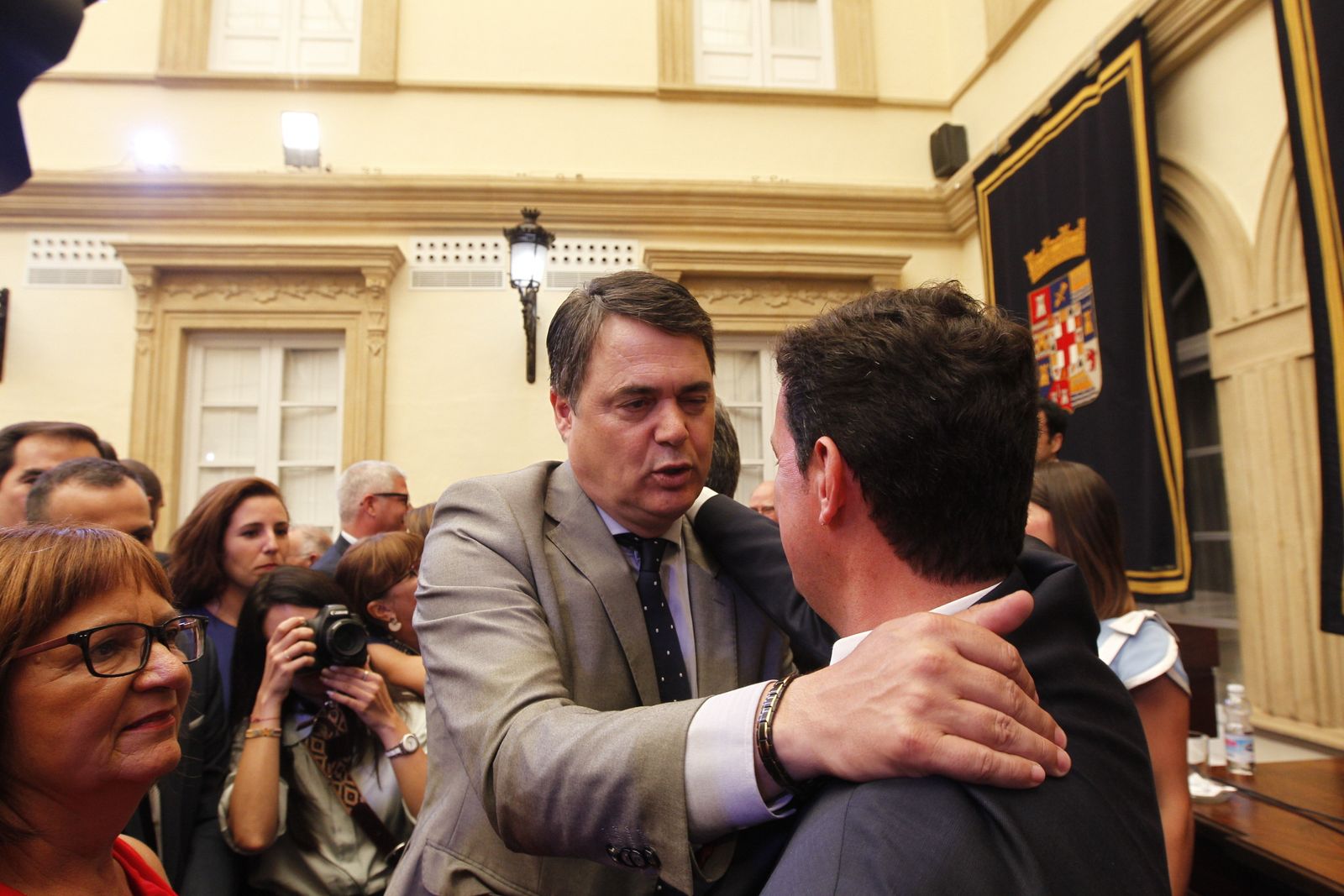 Pleno investidura Presidente Diputación de Almería. Javier Aureliano García