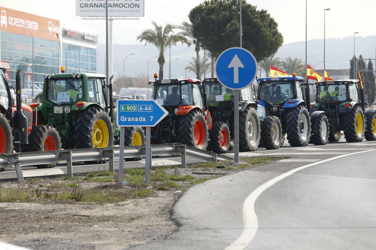 Curiosidades: las mejores fotos de la manifestación del campo en Granada