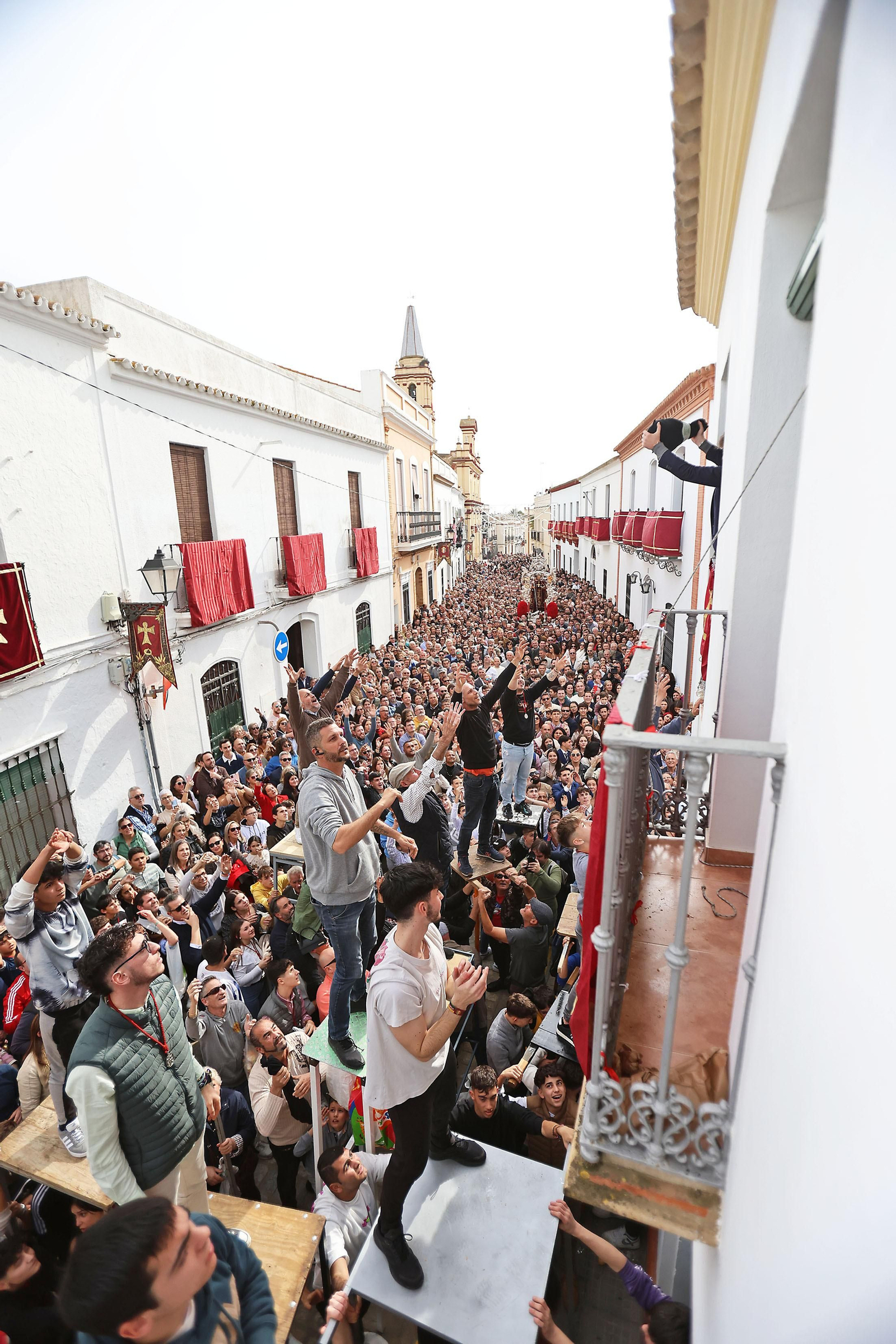 Imágenes de las tiradas de San Antonio Abad en Trigueros