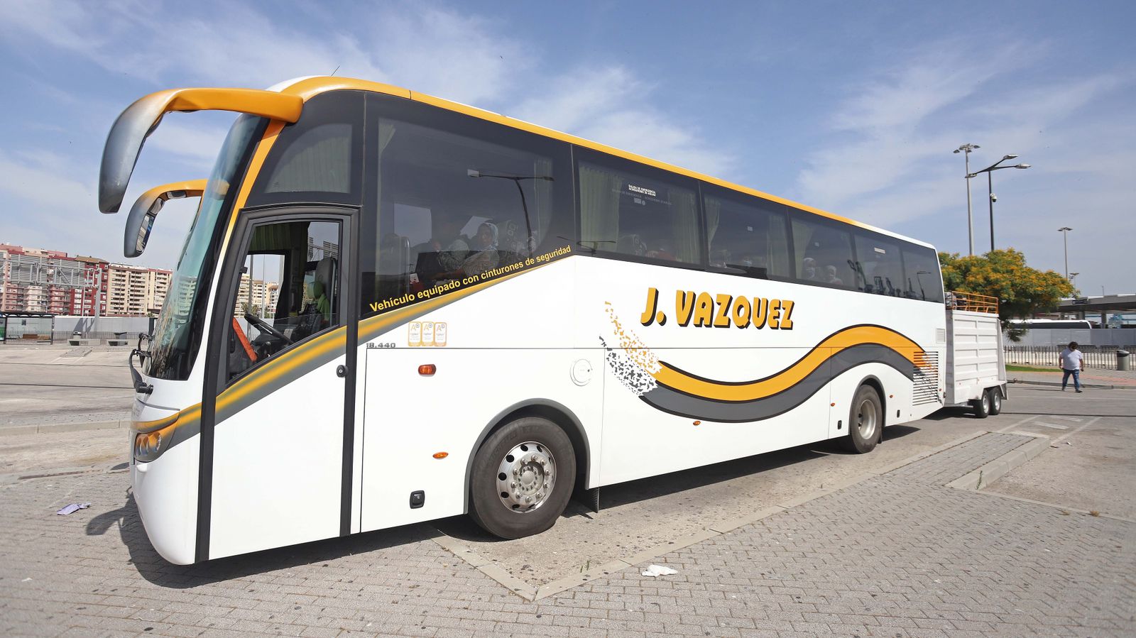 Fotos de las temporeras marroquíes en el puerto de Algeciras