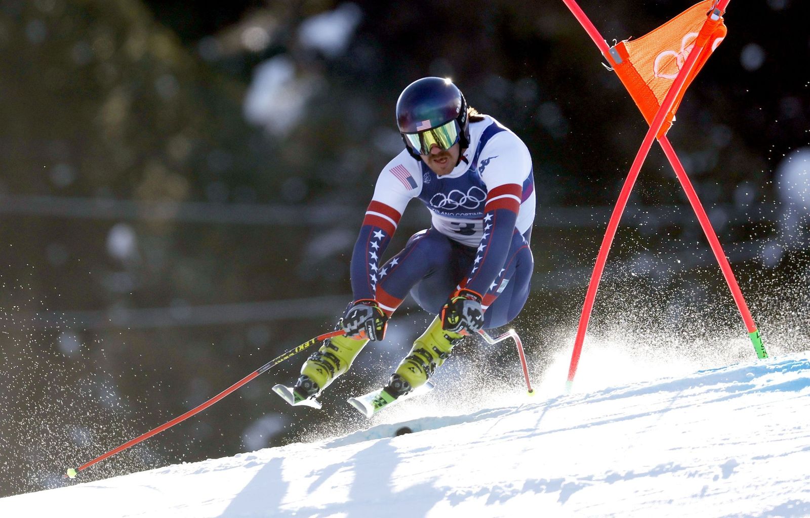 Las espectaculares fotos del descenso masculino en los Juegos Olímpicos de invierno
