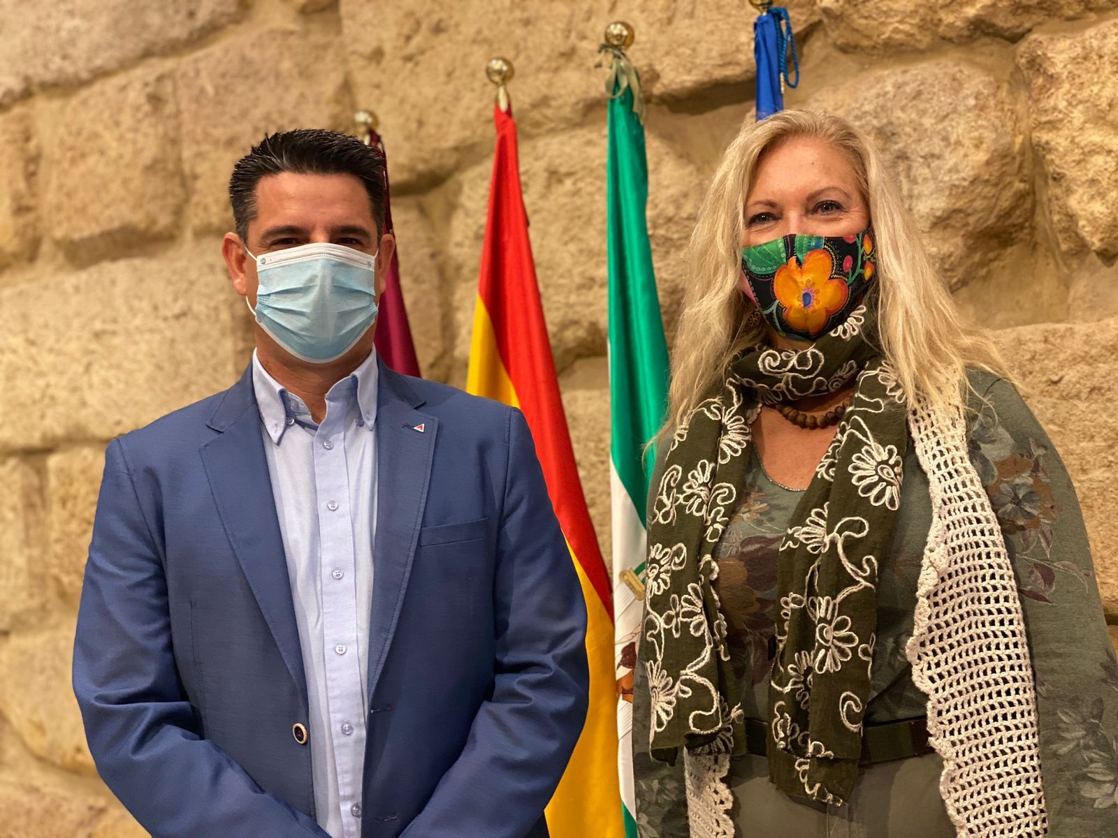 Pedro García y Cristina Pedrajas.