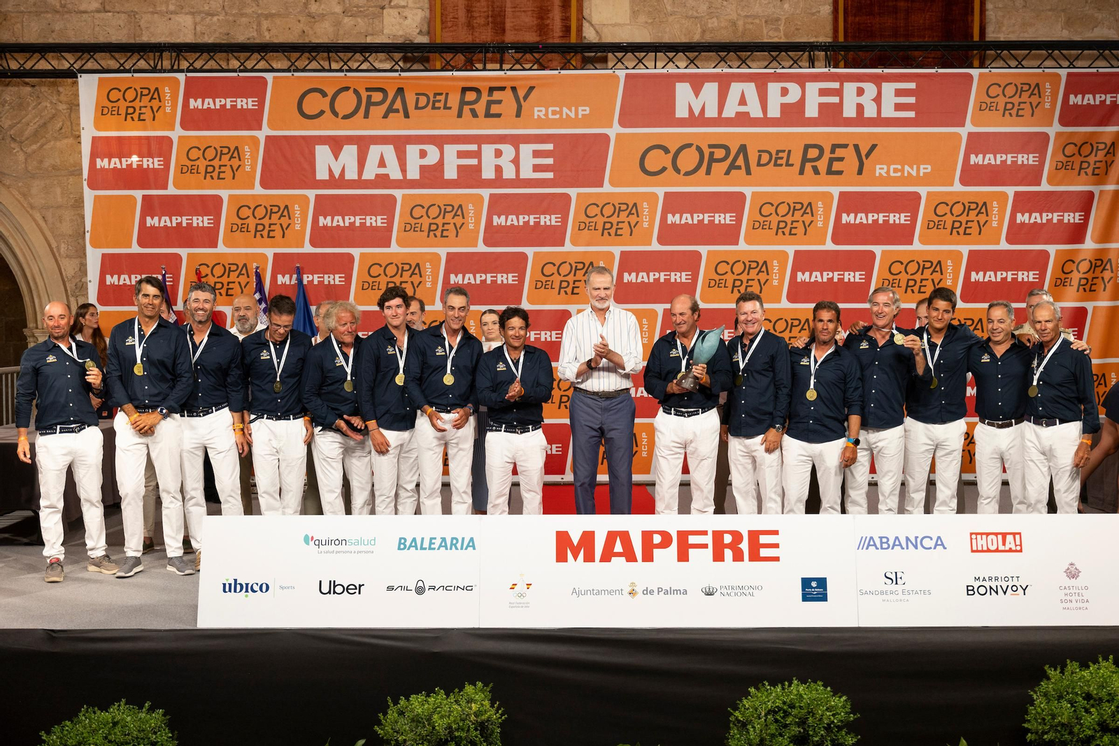 Las fotos de la entrega de premios de la Copa del Rey Mapfre de vela