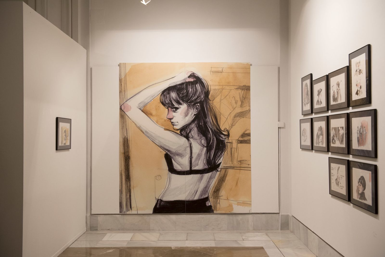 Paula Bonet inaugura su exposición sobre Truffaut en Granada